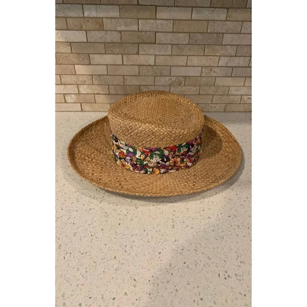 Vintage mickey tropical hat.‎ BL